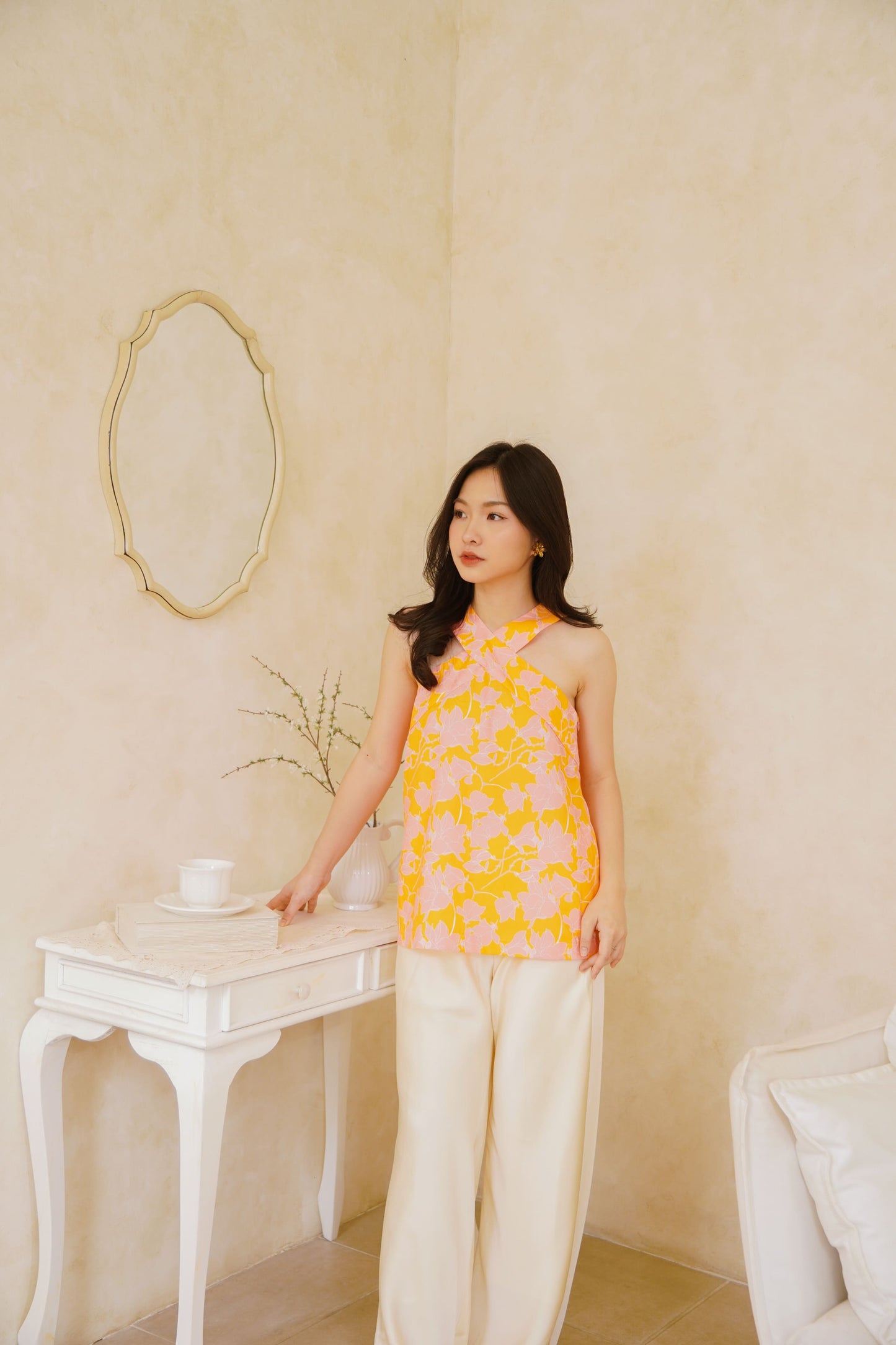X Peach Halter