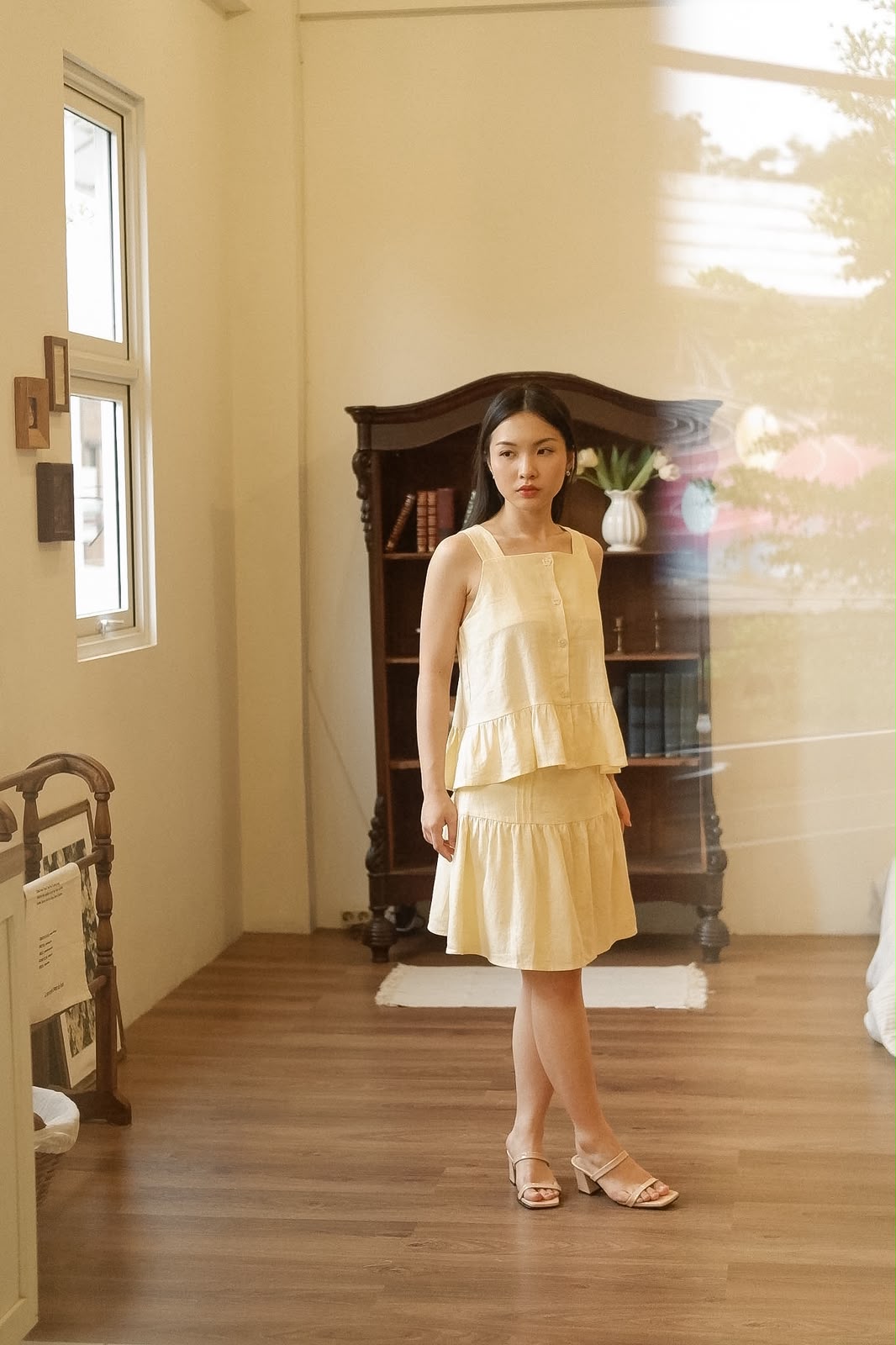 Lake Yellow Linen Set