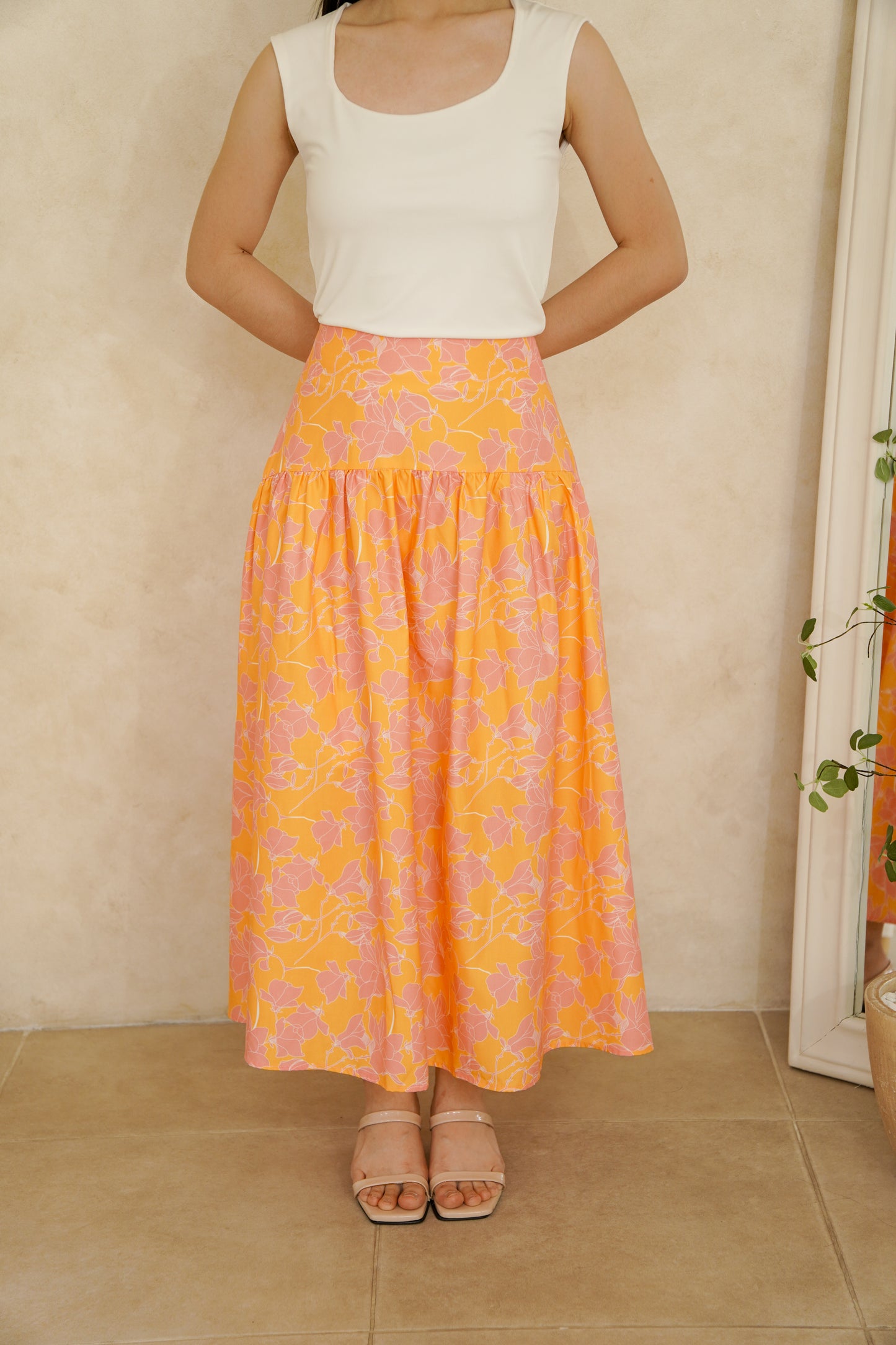 Xia Skirt Peach Pink (PRE-ORDER)