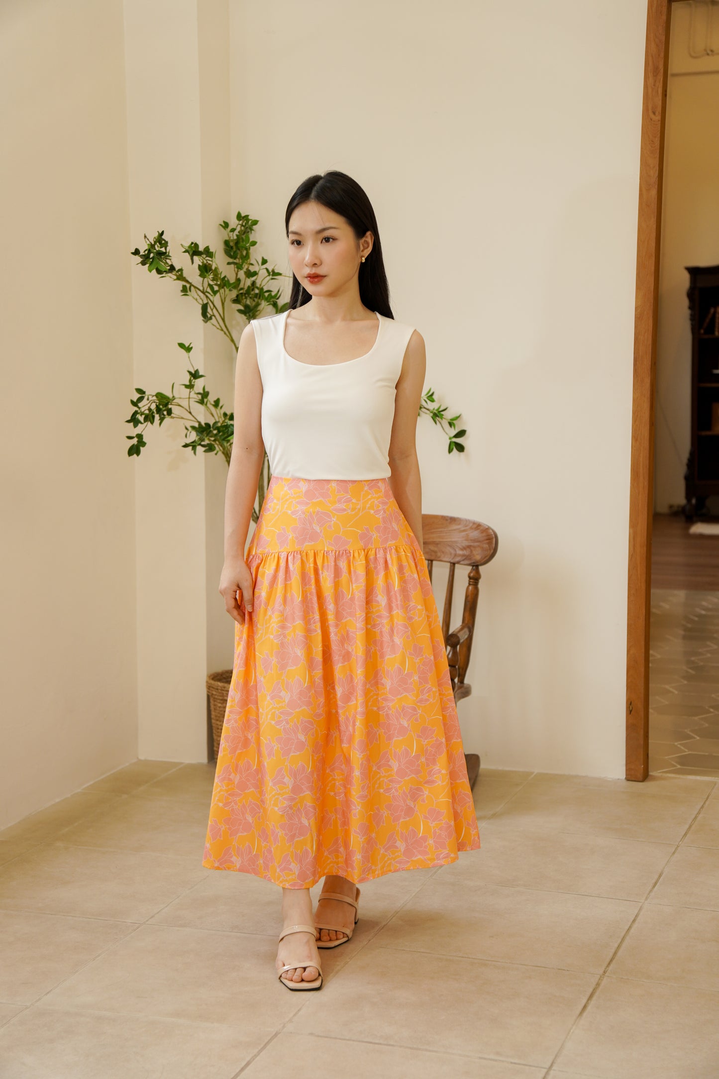 Xia Skirt Peach Pink (PRE-ORDER)