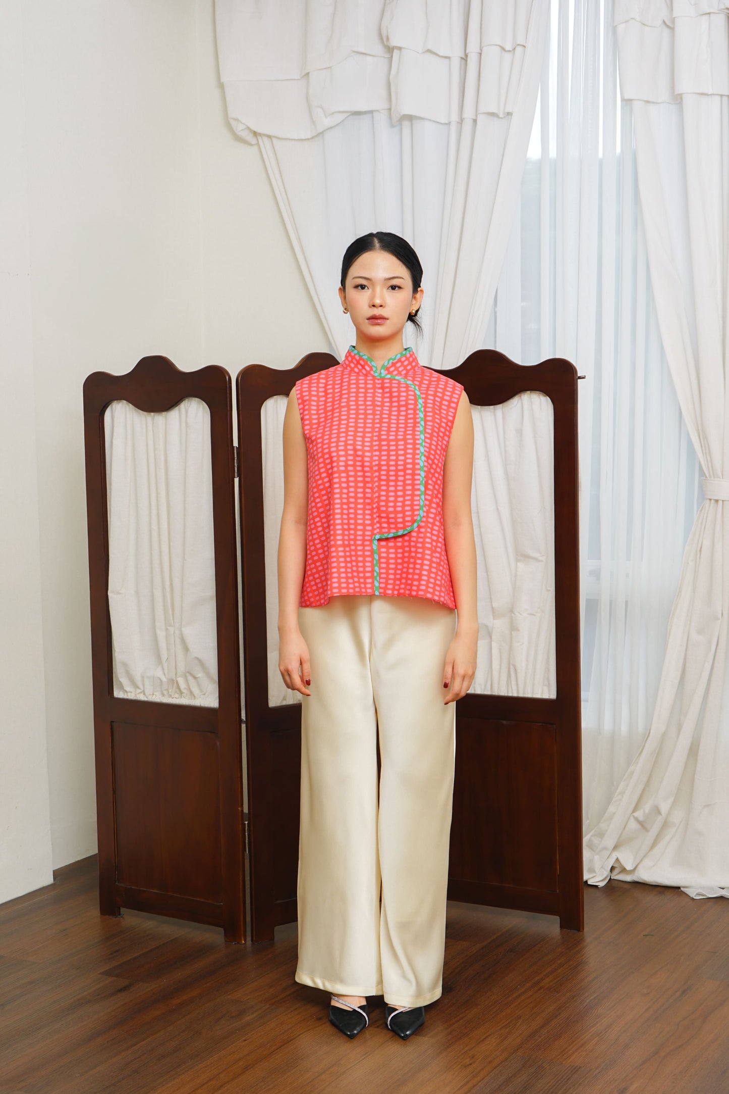 Rui Qipao Coral Red (PRE-ORDER)