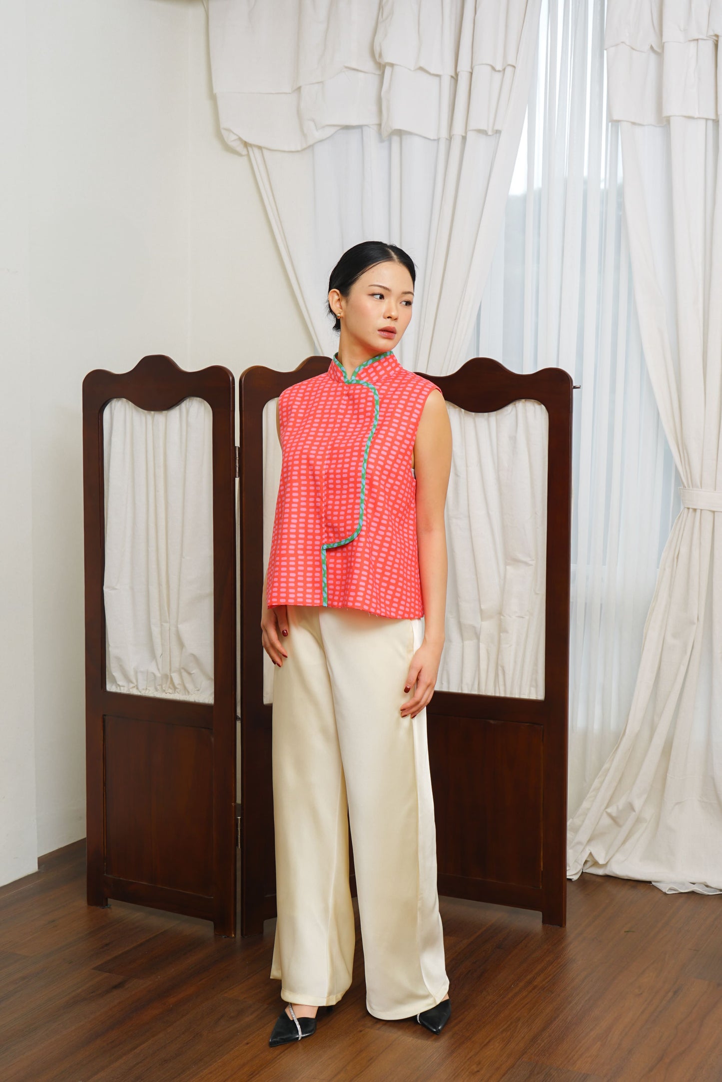 Rui Qipao Coral Red (PRE-ORDER)