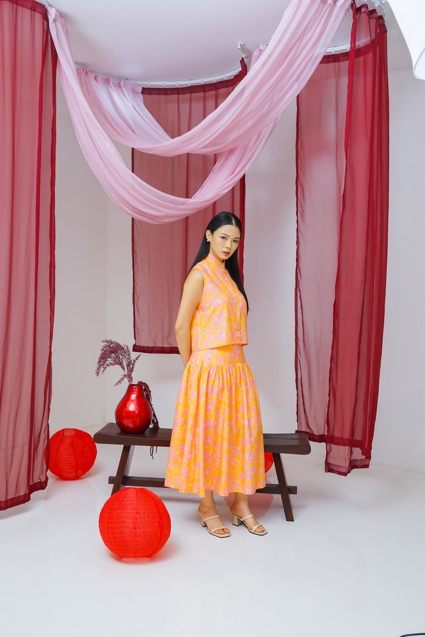 Xia Qipao Peach Pink (PRE-ORDER)