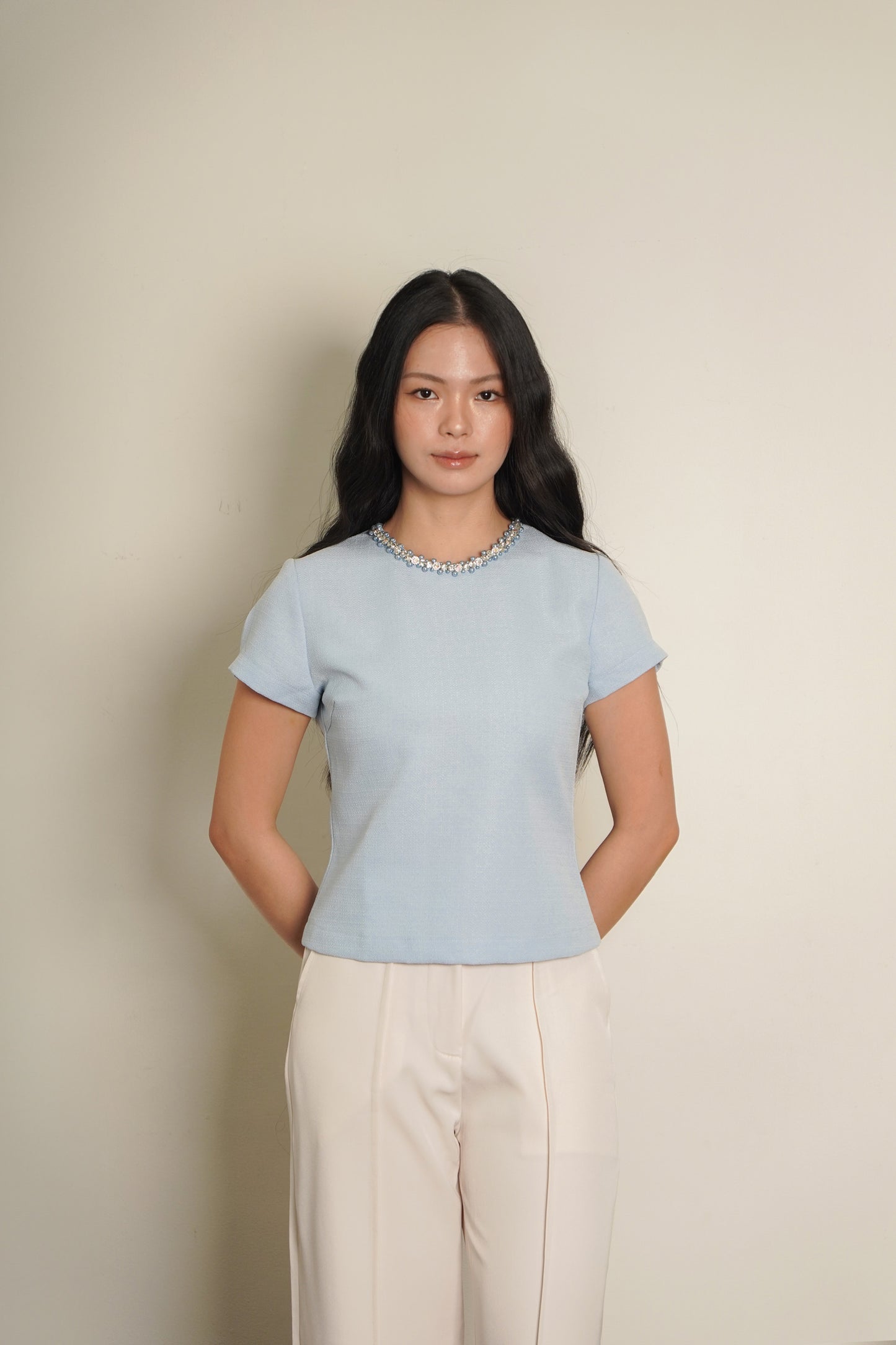 Pearly Blue Top