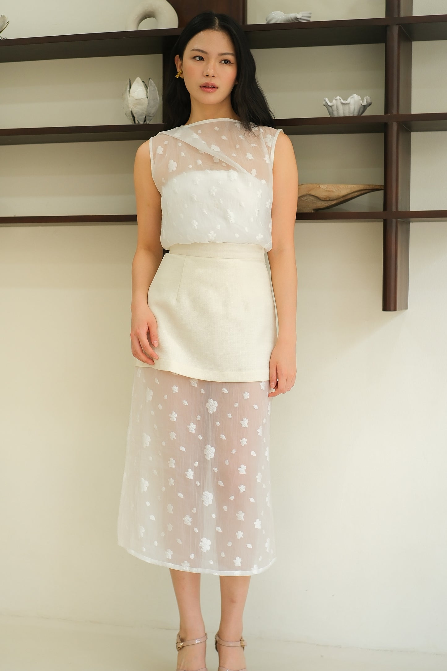 Reef Daisy Organza Top